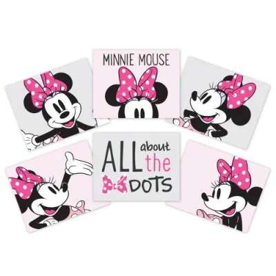 Lambs & Ivy Disney Baby Minnie Mouse Unframed Nursery/child Wall Art In Multi