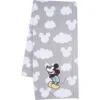 Lambs & Ivy Disney Baby Moonlight Mickey Mouse Soft Fleece Baby Blanket In Gray