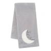 Lambs & Ivy Goodnight Moon Appliqued And Embroidered Fleece Baby Blanket In Gray