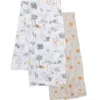 Lambs & Ivy Jungle Adventure 2-pack Cotton Muslin Newborn Baby Swaddle Blankets In Multi