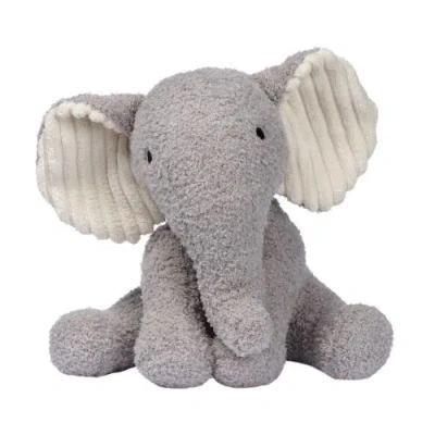 Lambs & Ivy Kids'  Jungle Adventure Plush Elephant Stuffed Animal Toy In Gray