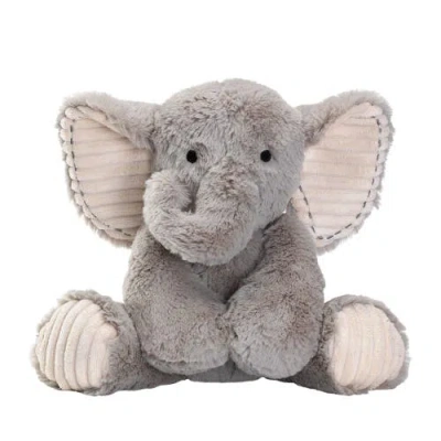 Lambs & Ivy Kids'  Jungle Safari Gray Plush Elephant Stuffed Animal Toy Plushie
