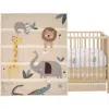 Lambs & Ivy Jungle Story 3-piece Infant Safari Baby Crib Bedding Set In Multi