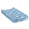Lambs & Ivy Little Skipper Nautical Ocean Sailboat Soft Changing Pad Cover In Blue