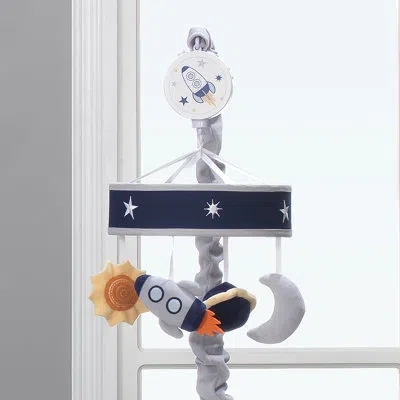 Lambs & Ivy Milky Way Musical Mobile In Black