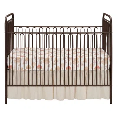 Lambs & Ivy Mushroom Meadow Sheet In White