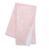 Lambs & Ivy Petals Floral Fleece Faux Shearling Soft Baby Blanket In Pink