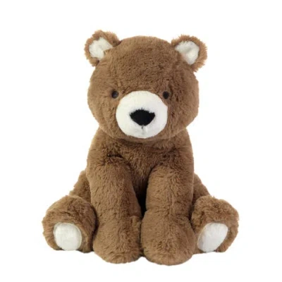 Lambs & Ivy Kids'  Sierra Sky Plush Bear Stuffed Animal Toy Plushie In Brown