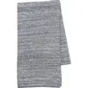 Lambs & Ivy Signature 100% Cotton Marl Textured Knit Baby Blanket In Gray