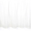 Lambs & Ivy Signature Cotton Voile Ruffled Crib Skirt In White