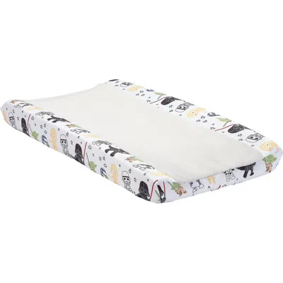 Lambs & Ivy Babies'  Star Wars Classic Changing Pad Cover In White
