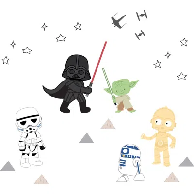 Lambs & Ivy Babies'  Star Wars Classic Wall Decals In Multi