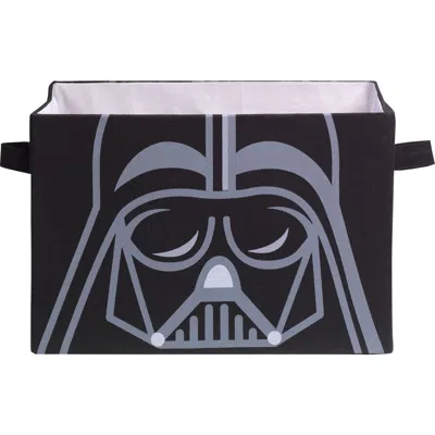 Lambs & Ivy Babies'  Star Wars Darth Vader Foldable/collapsible Storage Bin Organizer In Black
