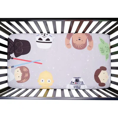 Lambs & Ivy Star Wars Galaxy Cotton Fitted Crib Sheet In Multi