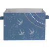 Lambs & Ivy Star Wars Galaxy Foldable/collapsible Storage Bin/basket Organizer In Blue
