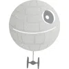 Lambs & Ivy Star Wars Signature Led Light-up Death Star Wall Decor/art In Gray