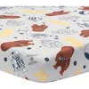 Lambs & Ivy Star Wars Signature Millennium Falcon 100% Cotton Fitted Crib Sheet In Multi