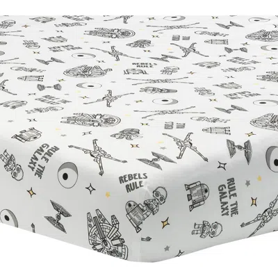 Lambs & Ivy Star Wars Signature Rebels Rule Cotton Fitted Crib/toddler Sheet In Multi