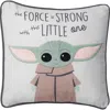 Lambs & Ivy Star Wars The Child/baby Yoda Decorative Nursery Throw Pillow In Multi
