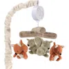 Lambs & Ivy Treetop Fox & Squirrel Woodland Musical Baby Crib Mobile Soother Toy In Multi