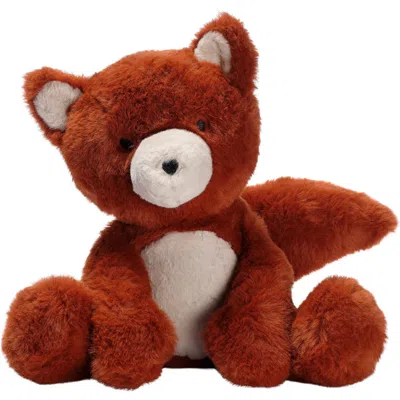 Lambs & Ivy Kids'  Treetop Fox Plush Stuffed Animal Toy In Brown