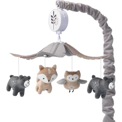 Lambs & Ivy Woodland Forest Musical Baby Crib Mobile Soother Toy In Multi