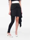 Lamia Lagha Nelken Asymmetrical Skirt In Black