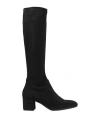 Lamica Woman Boot Black Size 7 Textile Fibers In Multi