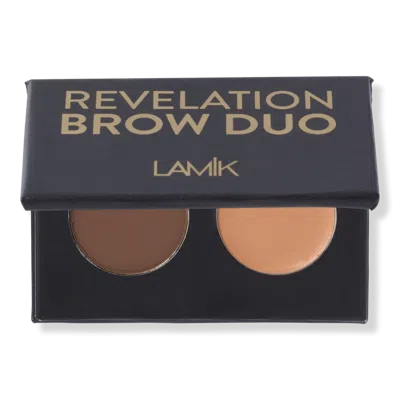 Lamik Beauty Revelation Brow Duo - Dark Brown/eloquence