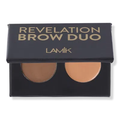 Lamik Beauty Revelation Brow Duo - Medium Brown/eloquence