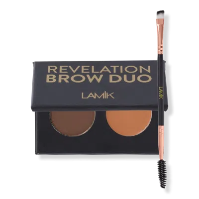 Lamik Beauty Revelation Brow Duo Kit - Dark Brown/excellence
