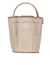 Lamilanesa Afa Mesh Handbag Ivory Color In Ivory