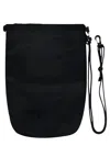 Laminar Bag With Adjustable Shoulder Strap In Black
