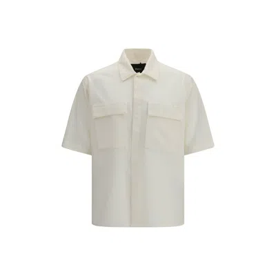Laminar Beige Polyester Shortsleeve Men's Shirt In Sand