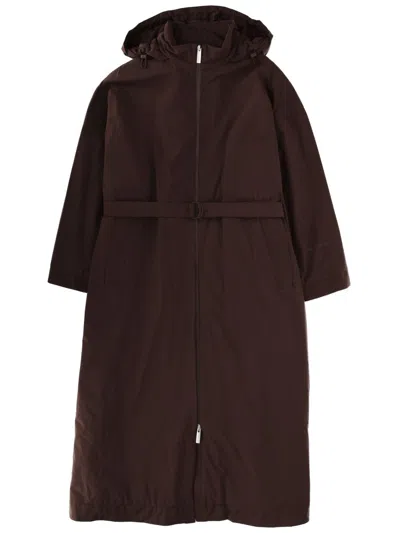 Laminar Brown Goretex Polyamide Trench Coat