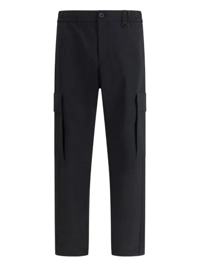 LAMINAR CARGO-POCKET TROUSERS