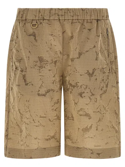 Laminar Cmouflage Bermuda Shorts In Brown