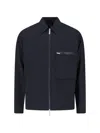 Laminar Zip-pocket Shirt Jacket In Black