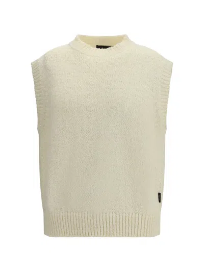 Laminar Cotton And Nylon Blend Vest In White