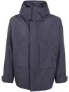 Laminar Cropped Packets Parka Jacket Clothing In Blue