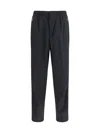 Laminar Elasticated Straight-leg Polyester Trousers In Blue