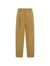 Laminar Elasticated Tailored Trousers In Brown