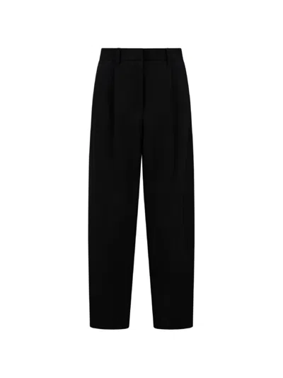 Laminar Elasticated Waist Trousers In Black