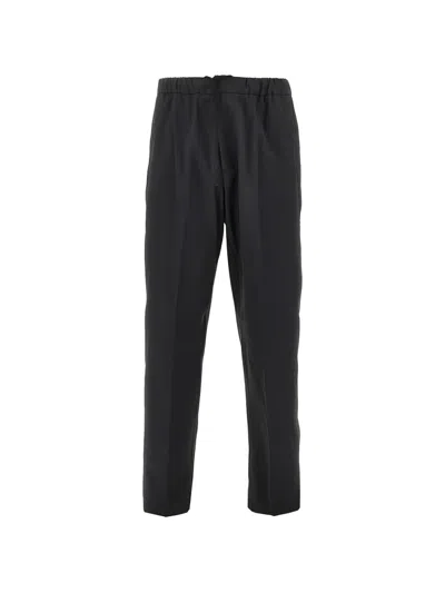 Laminar Elasticated-waist Trousers In Black