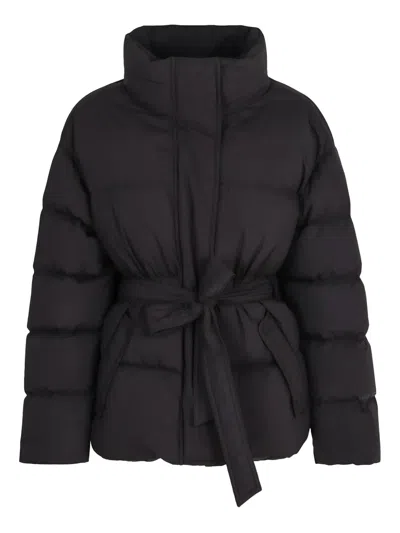Laminar Flap-pockets Padded Jacket In Black