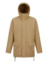 Laminar Flap-pockets Parka In Brown