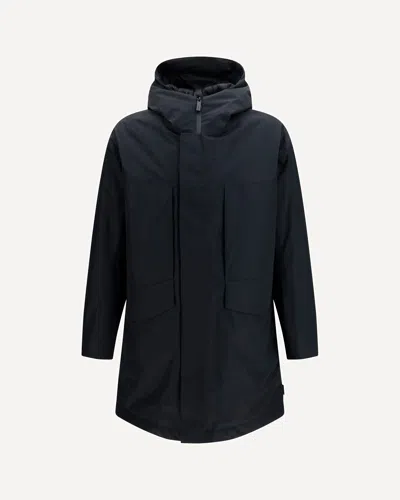 Laminar Gore-tex Short Parka In Black