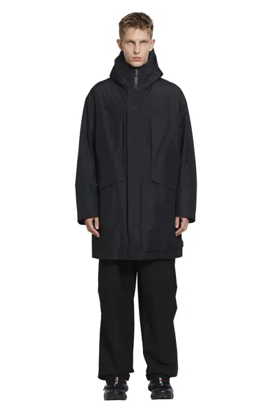 Laminar Gore-tex Short Parka In Black