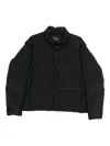 Laminar High-neck Quilted Jacket Clothing In Black