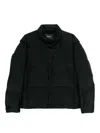 Laminar High-neck Quilted Jacket Clothing In Black